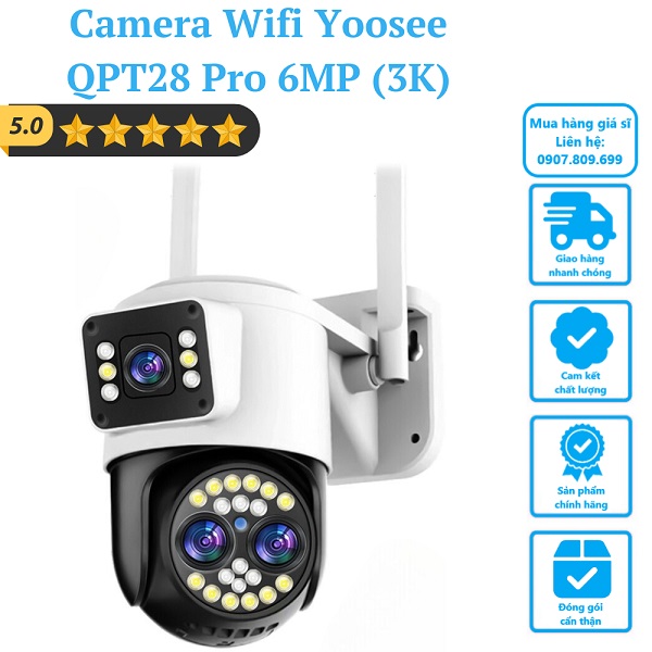 Camera Wifi Yoosee 2 Khung Hình Q26D Pro