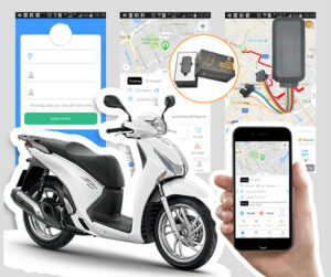 thiết bị định vị xe máy có dây